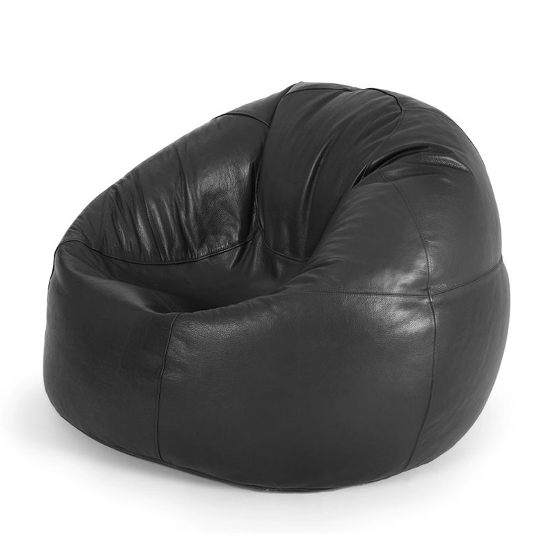 classic leather bean bag
