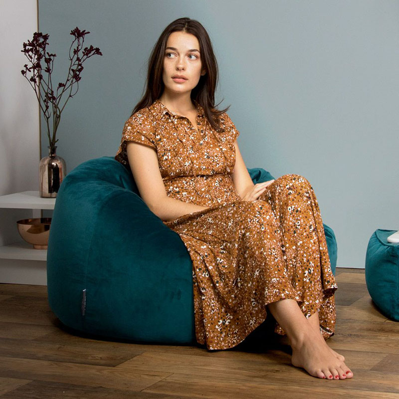 pumpkin shape classic beanbag